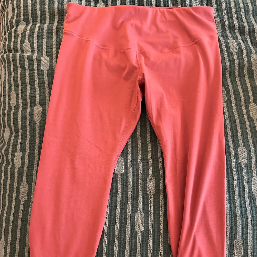 Coral Nike Leggings 1X
